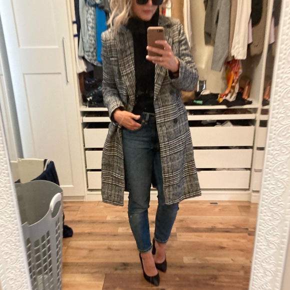 Long plaid coat - Picture 6 of 6